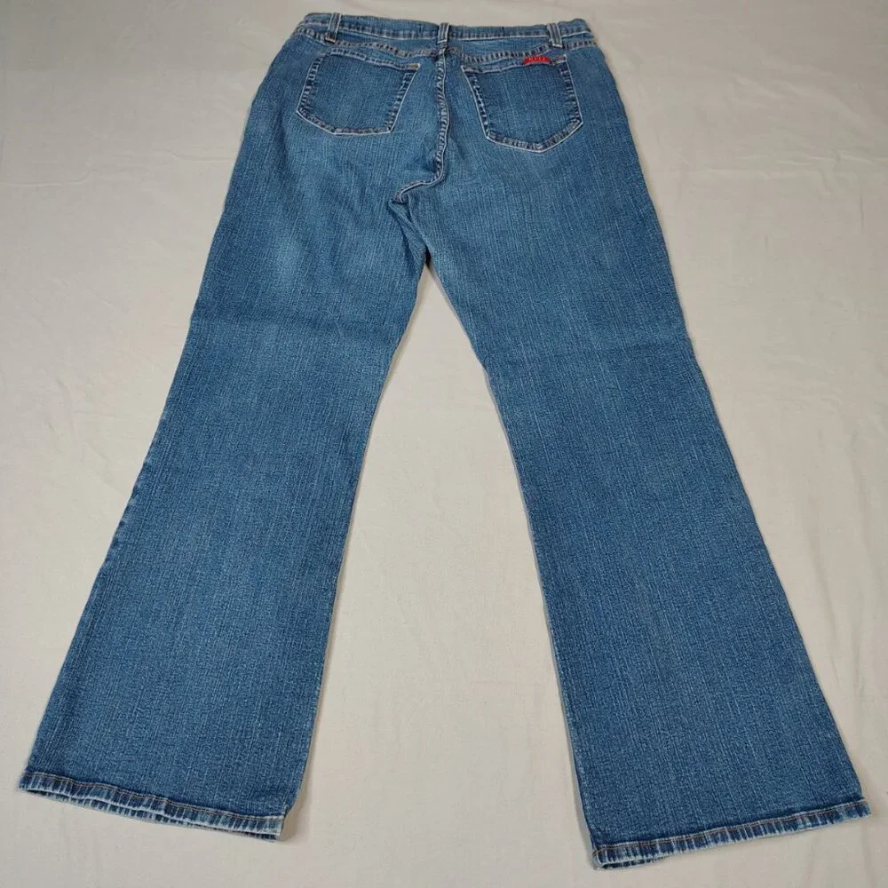 VINTAGE NYDJ Jeans Womens Size 16P (32x30) Tummy Tuck Boot‎ Stretch Made in USA - Picture 7 of 13